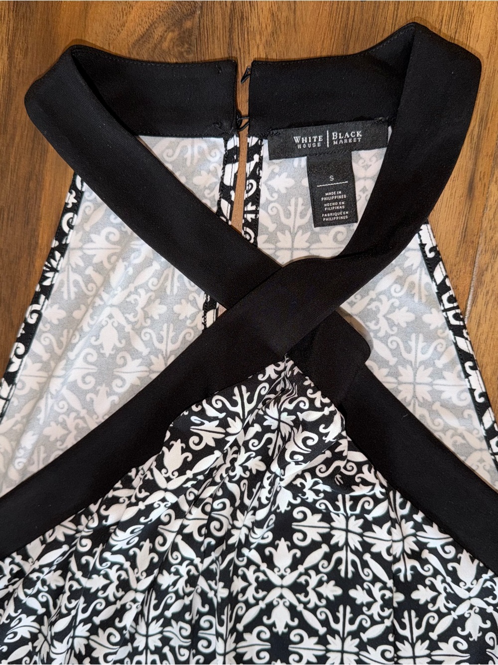 WHBM Printed Halter Tank - Picture 2 of 6